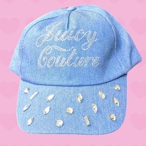 Juicy Couture Denim adjustable trucker hat